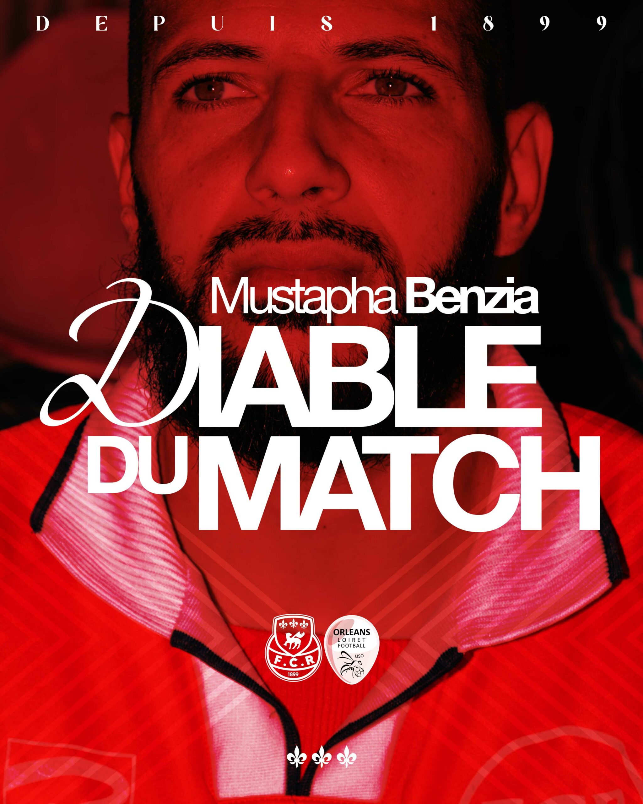 Mustapha Benzia, Diable du match face à Orléans !