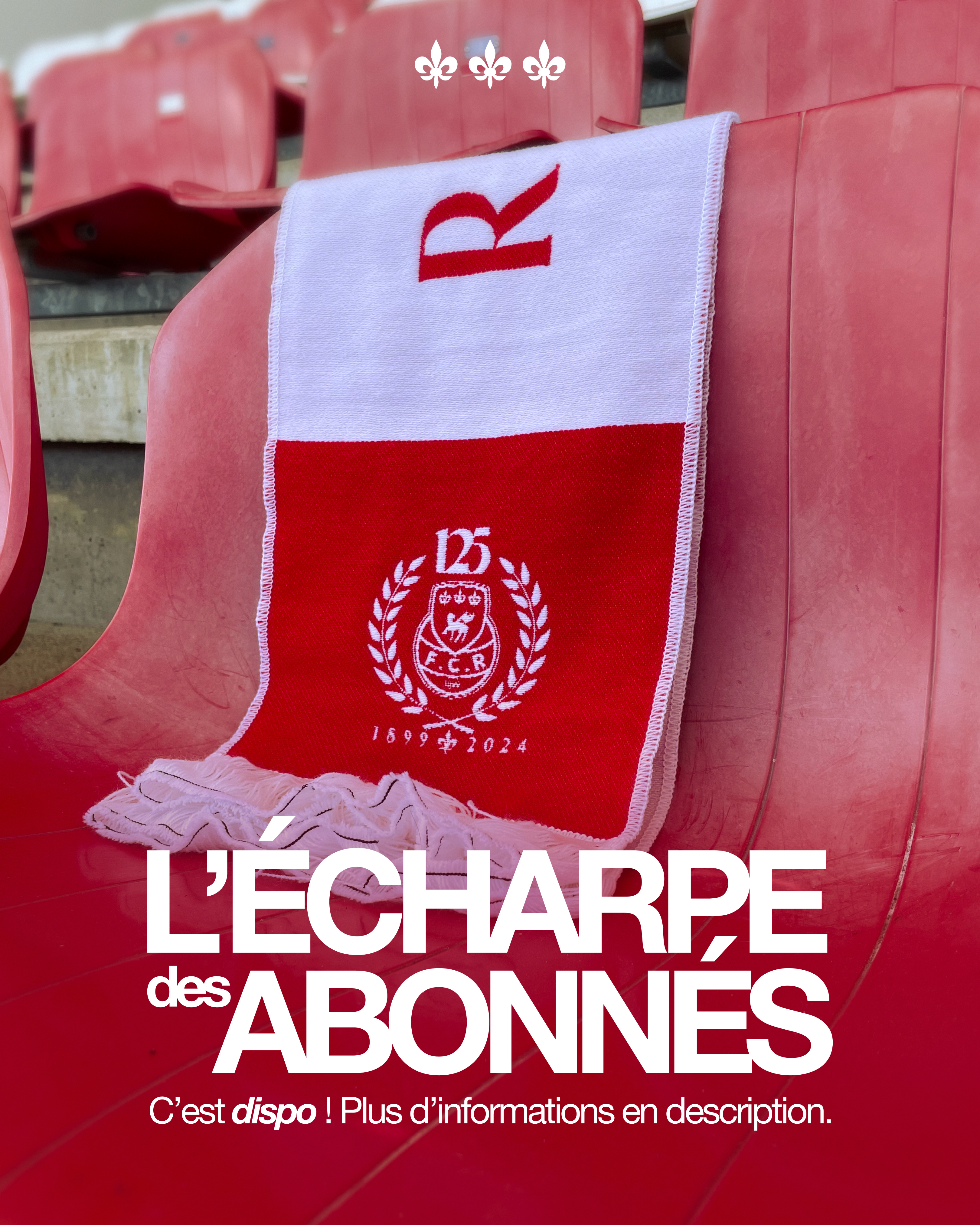 Retrait des écharpes pour les abonnés