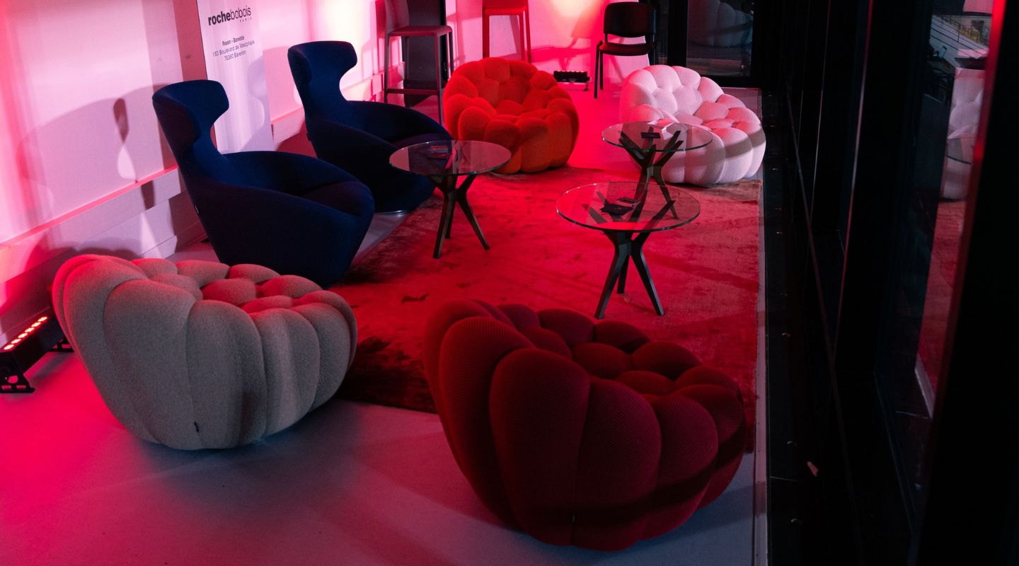 Roche Bobois Barentin furnishes our VIP areas