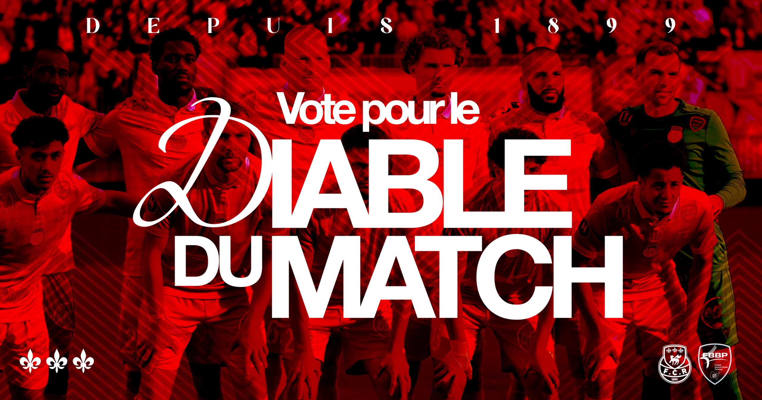 FCR vs Bourg (2-1) : Vote pour le Diable du match !