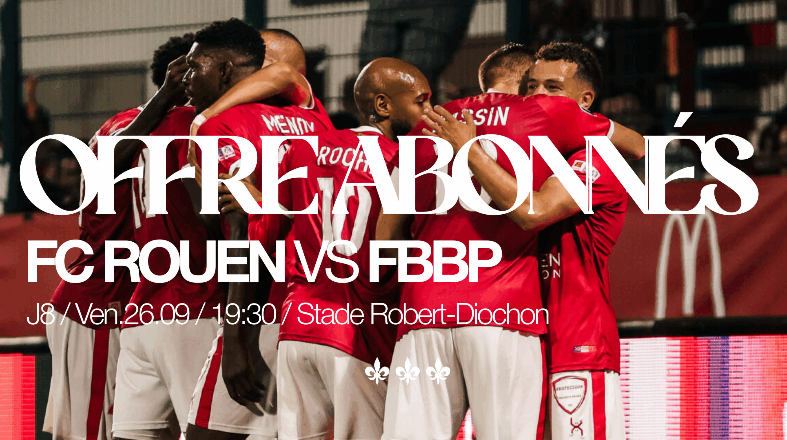 Offre abonnés : FCR vs Bourg Péronnas
