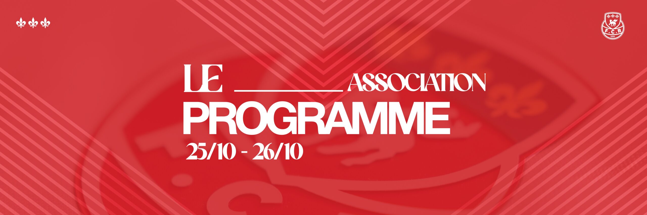 Le programme des 25 et 26 octobre 2025 de l’association