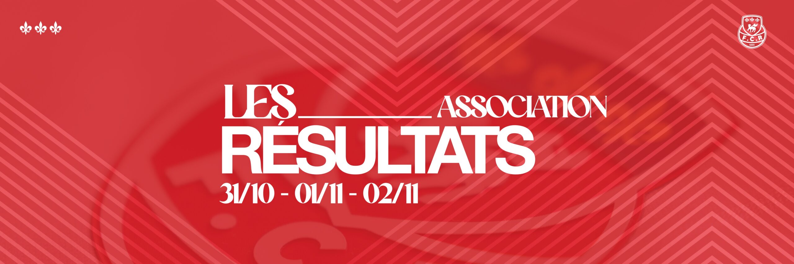 Les résultats des 01 et 02 novembre 2025 de l’association