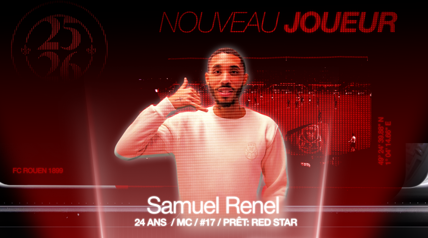 Samuel Renel rejoint le FC Rouen 1899 !