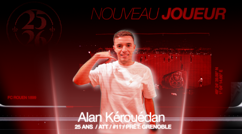 Alan Kérouédan rejoint le FC Rouen 1899 !