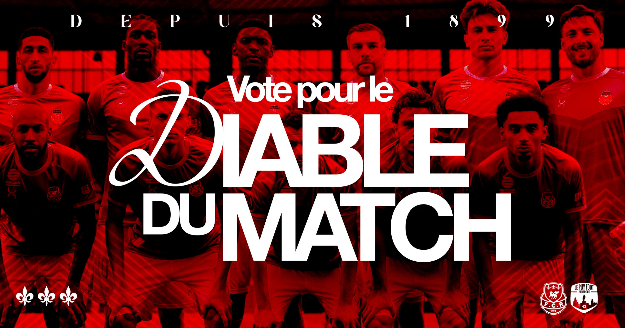 FCR vs Le Puy (1-1) : Vote pour le Diable du match !