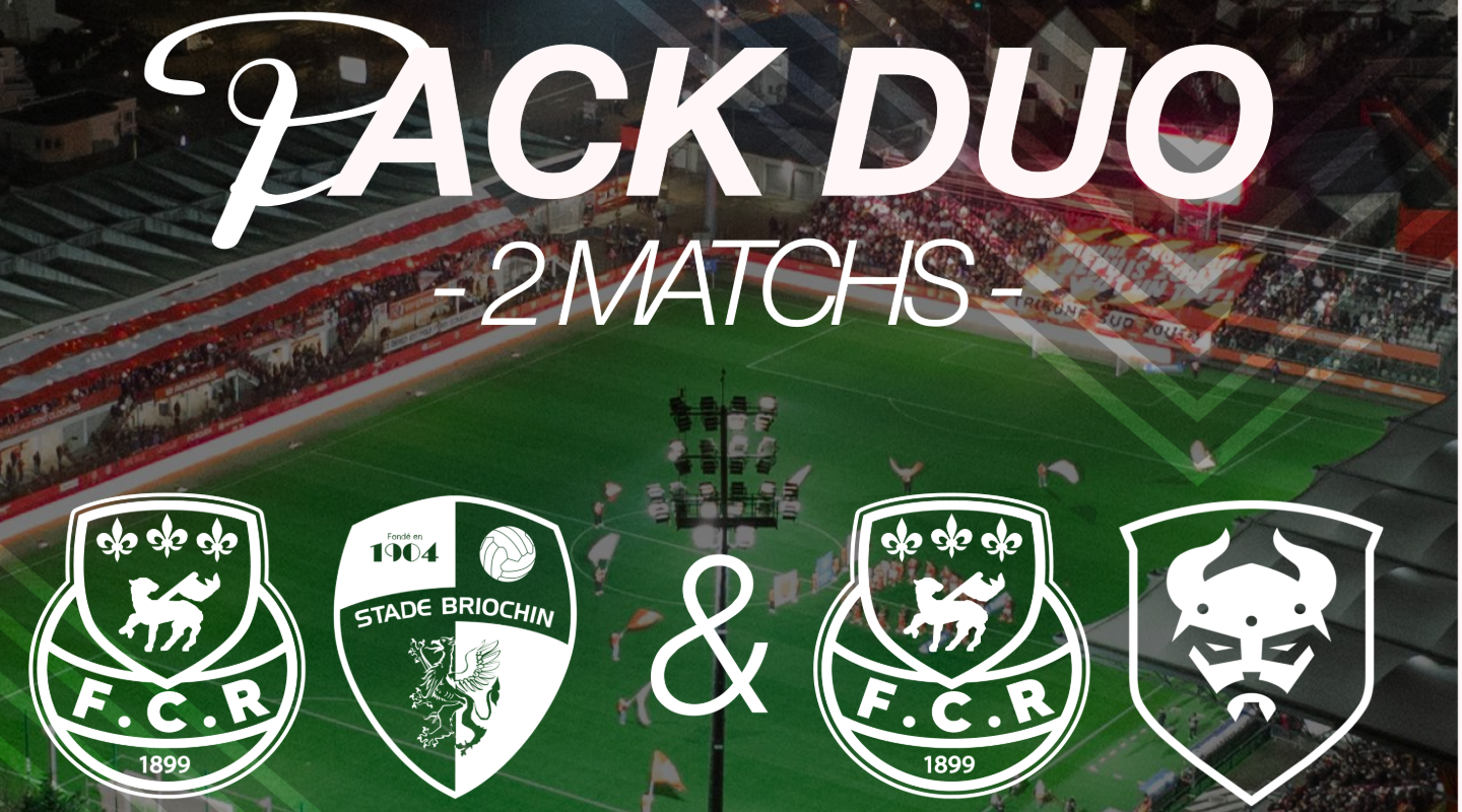 Pack duo : Stade briochin et SM Caen