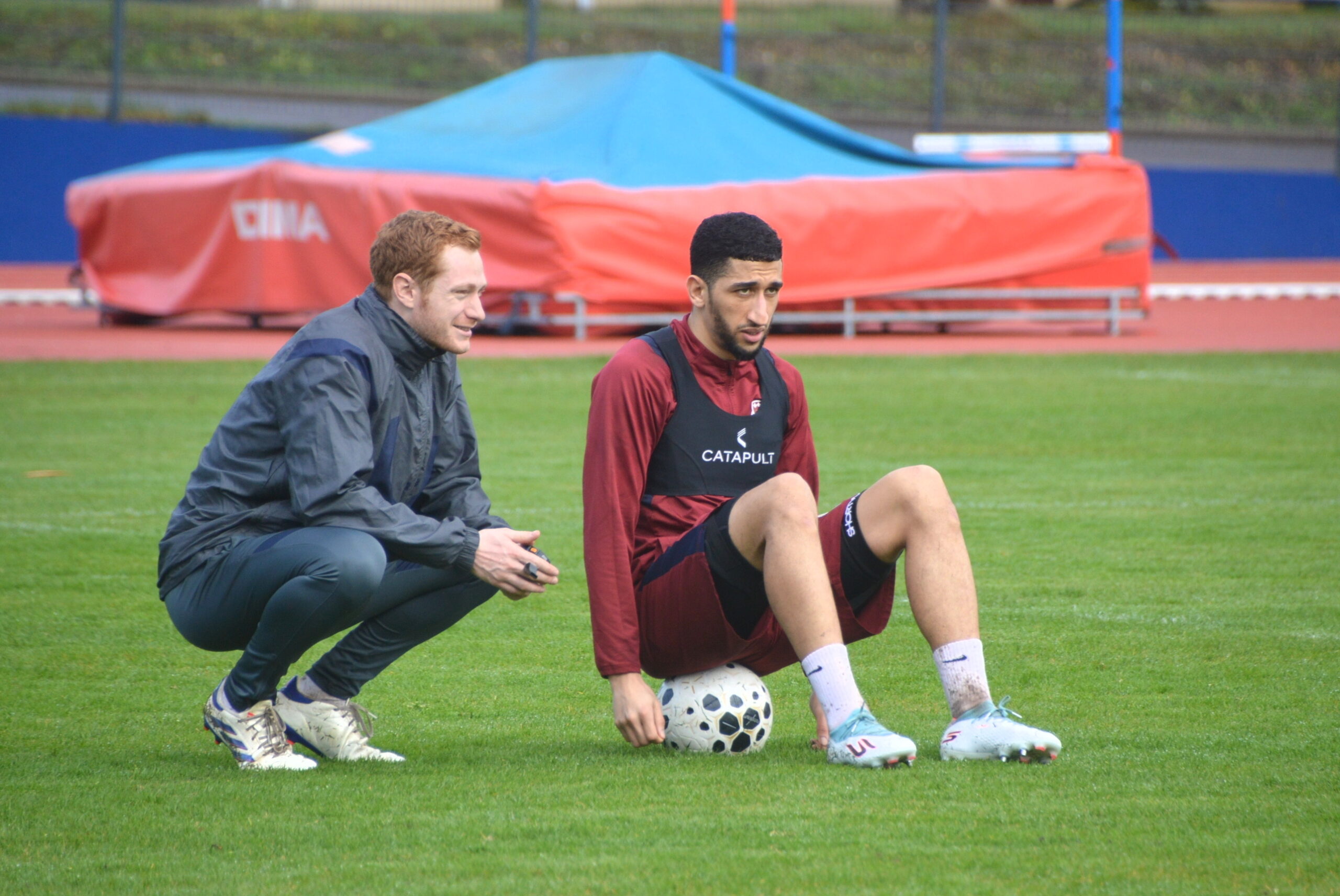Nassim Titebah a repris le travail individuel à la Bouverie