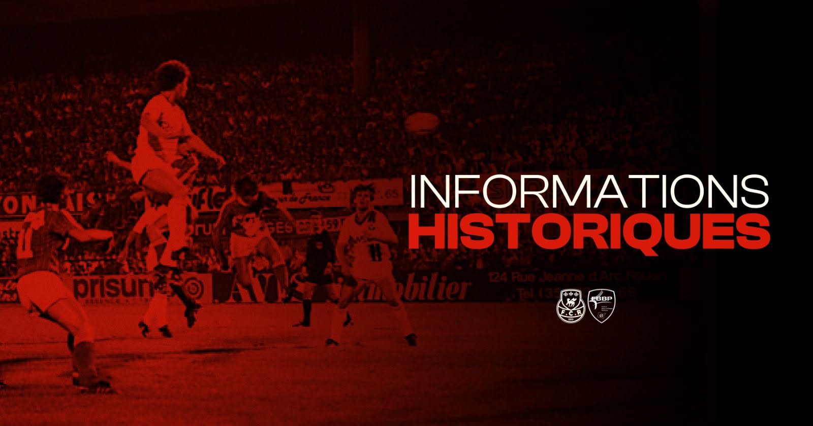 Informations historiques – FCR vs Bourg